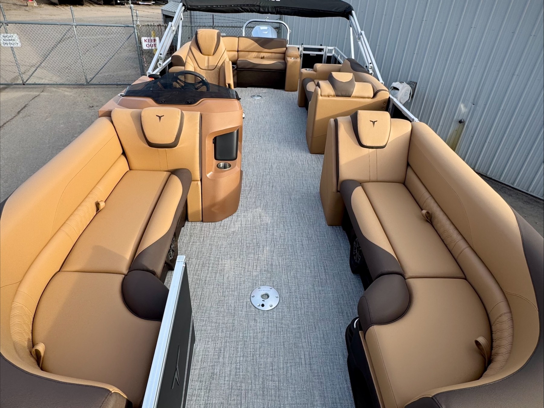 a large jetliner sitting on top of a chair